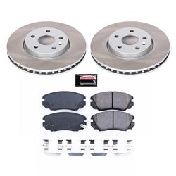 PowerStop Z17 Evolution Plus Semi-Coated Rotor Brake Kits SC5334
