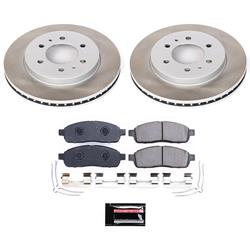 PowerStop Z17 Evolution Plus Semi-Coated Rotor Brake Kits for 2009 F-150 - SC5336