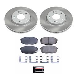PowerStop Z17 Evolution Plus Semi-Coated Rotor Brake Kits for 2009-2012 ELANTRA - SC5366