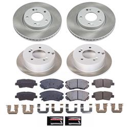 PowerStop Z17 Evolution Plus Semi-Coated Rotor Brake Kits for 2009-2010 SONATA - SC5367