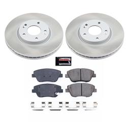 PowerStop Z17 Evolution Plus Semi-Coated Rotor Brake Kits for 2011-2016 OPTIMA, 2011-2015 SONATA - SC5377