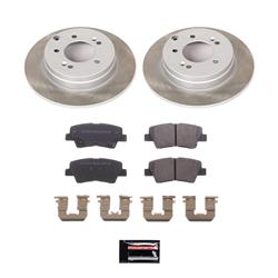 PowerStop Z17 Evolution Plus Semi-Coated Rotor Brake Kits for 2012-2017 AZERA, 2011-2016 OPTIMA, 2011-2015 SONATA - SC5381