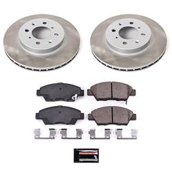 PowerStop Z17 Evolution Plus Semi-Coated Rotor Brake Kits for 2009-2014 FIT - SC5382