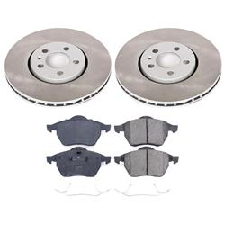 PowerStop Z17 Evolution Plus Semi-Coated Rotor Brake Kits for 1999 GOLF, 1998-1999 JETTA - SC5403