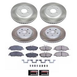 PowerStop Z17 Evolution Plus Semi-Coated Rotor Brake Kits for 2011-2014 MUSTANG - SC5450