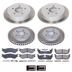 PowerStop Z17 Evolution Plus Semi-Coated Rotor Brake Kits for 2000-2002 EXPEDITION, NAVIGATOR - SC5461