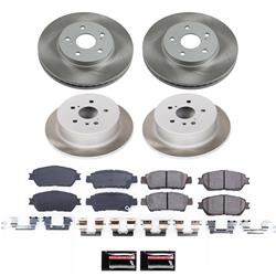 PowerStop Z17 Evolution Plus Semi-Coated Rotor Brake Kits for 2004-2010 SIENNA - SC5476