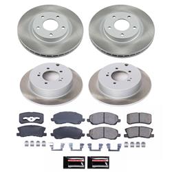 PowerStop Z17 Evolution Plus Semi-Coated Rotor Brake Kits for 2007-2013 OUTLANDER - SC5477