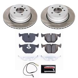 PowerStop Z17 Evolution Plus Semi-Coated Rotor Brake Kits for 2006-2007 530XI, 2009-2010 535I XDRIVE, 2008 535XI - SC5492