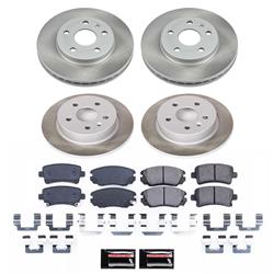 PowerStop Z17 Evolution Plus Semi-Coated Rotor Brake Kits SC5523