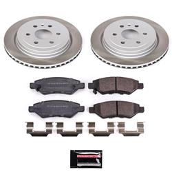 PowerStop Z17 Evolution Plus Semi-Coated Rotor Brake Kits for 2011 9-4X, 2010-2016 SRX - SC5543