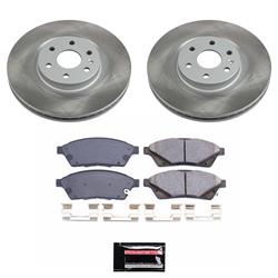 PowerStop Z17 Evolution Plus Semi-Coated Rotor Brake Kits for 2011 9-4X, 2010-2016 SRX - SC5545
