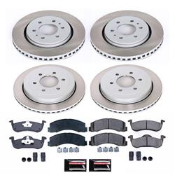 PowerStop Z17 Evolution Plus Semi-Coated Rotor Brake Kits for 2010-2017 EXPEDITION, NAVIGATOR - SC5577