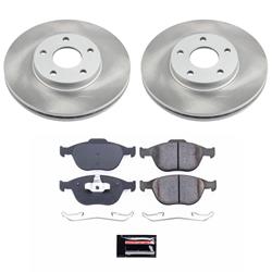 PowerStop Z17 Evolution Plus Semi-Coated Rotor Brake Kits for 2010-2013 TRANSIT CONNECT - SC5580