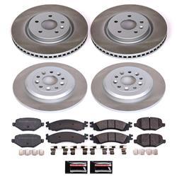 PowerStop Z17 Evolution Plus Semi-Coated Rotor Brake Kits for 2011-2012 TAURUS - SC5582