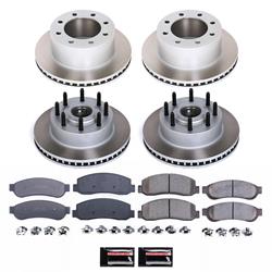 PowerStop Z17 Evolution Plus Semi-Coated Rotor Brake Kits for 2007-2008 F-250 SUPER DUTY, 2007-2010 F-350 SUPER DUTY - SC5586