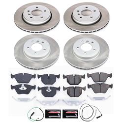 PowerStop Z17 Evolution Plus Semi-Coated Rotor Brake Kits for 2001-2005 330XI, 330I, 2001-2006 330CI - SC5728