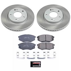 PowerStop Z17 Evolution Plus Semi-Coated Rotor Brake Kits for 2011 SPORTAGE, 2010-2011 TUCSON - SC5806
