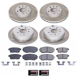 PowerStop Z17 Evolution Plus Semi-Coated Rotor Brake Kits for 2007-2012 CX-7 - SC5829