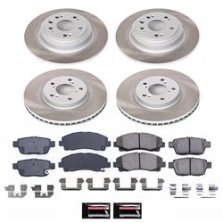 PowerStop Z17 Evolution Plus Semi-Coated Rotor Brake Kits for 2009-2014 TL - SC5856