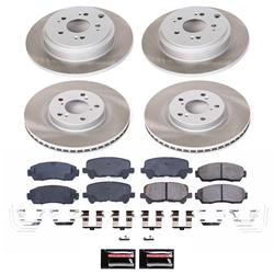 PowerStop Z17 Evolution Plus Semi-Coated Rotor Brake Kits for 2011-2014 ODYSSEY - SC5858
