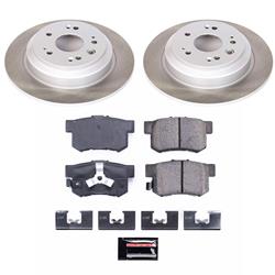 PowerStop Z17 Evolution Plus Semi-Coated Rotor Brake Kits for 2010-2011 ACCORD CROSSTOUR, 2012-2015 CROSSTOUR - SC5859
