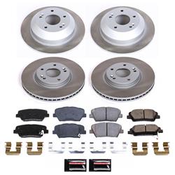 PowerStop Z17 Evolution Plus Semi-Coated Rotor Brake Kits for 2010-2012 SANTA FE, 2011-2013 SORENTO - SC5927