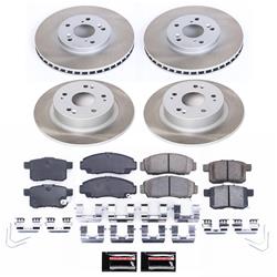 PowerStop Z17 Evolution Plus Semi-Coated Rotor Brake Kits for 2011 ACCORD - SC5935