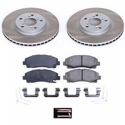 PowerStop Z17 Evolution Plus Semi-Coated Rotor Brake Kits for 2012-2014 RIDGELINE - SC5939