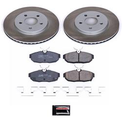 PowerStop Z17 Evolution Plus Semi-Coated Rotor Brake Kits for 2012 MUSTANG - SC5941