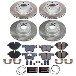 PowerStop Z17 Evolution Plus Semi-Coated Rotor Brake Kits for 2011-2017 X3, 2015-2018 X4 - SC6039