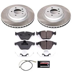 PowerStop Z17 Evolution Plus Semi-Coated Rotor Brake Kits for 2011-2012 335I XDRIVE, 2013-2015 X1 - SC6058