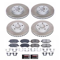 PowerStop Z17 Evolution Plus Semi-Coated Rotor Brake Kits for 2009-2014 MAXIMA - SC6075