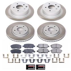PowerStop Z17 Evolution Plus Semi-Coated Rotor Brake Kits for 2017-2018 SENTRA - SC6095
