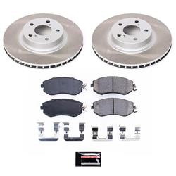 PowerStop Z17 Evolution Plus Semi-Coated Rotor Brake Kits for 2013-2016 BRZ, 2011-2016 IMPREZA - SC6111