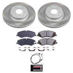 PowerStop Z17 Evolution Plus Semi-Coated Rotor Brake Kits for 2010-2013 RANGE ROVER SPORT - SC6228