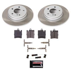 PowerStop Z17 Evolution Plus Semi-Coated Rotor Brake Kits for 2001-2002 E430 - SC627