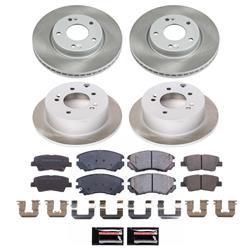 PowerStop Z17 Evolution Plus Semi-Coated Rotor Brake Kits for 2012-2013 SOUL - SC6303