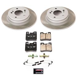 PowerStop Z17 Evolution Plus Semi-Coated Rotor Brake Kits for 1990-1993 300CE, 1993 300E, 1990-1992 300TE - SC6333