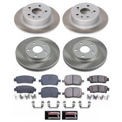 PowerStop Z17 Evolution Plus Semi-Coated Rotor Brake Kits for 1998-1999 AVALON - SC6345