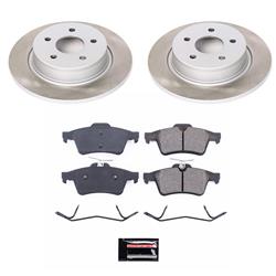 PowerStop Z17 Evolution Plus Semi-Coated Rotor Brake Kits for 2013-2018 C-MAX, 2013-2016 ESCAPE, 2014-2018 TRANSIT CONNECT - SC6398