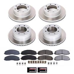 PowerStop Z17 Evolution Plus Semi-Coated Rotor Brake Kits for 2012-2022 F-250 SUPER DUTY, 2013-2022 F-350 SUPER DUTY - SC6405