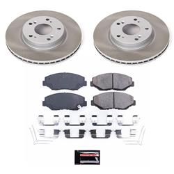 PowerStop Z17 Evolution Plus Semi-Coated Rotor Brake Kits for 2013-2017 ACCORD, 2013-2014 FIT, 2013 ILX - SC6490