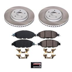 PowerStop Z17 Evolution Plus Semi-Coated Rotor Brake Kits SC6496