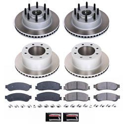 PowerStop Z17 Evolution Plus Semi-Coated Rotor Brake Kits for 2012 F-250 SUPER DUTY, F-350 SUPER DUTY - SC6551