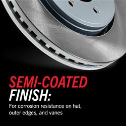 PowerStop Z17 Evolution Plus Semi-Coated Rotor Brake Kits SC9304