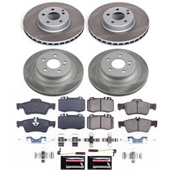 PowerStop Z17 Evolution Plus Semi-Coated Rotor Brake Kits for 2007-2009 E550 - SC6600