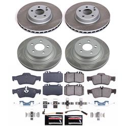 PowerStop Z17 Evolution Plus Semi-Coated Rotor Brake Kits for 2007-2011 CLS550 - SC6602