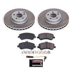 PowerStop Z17 Evolution Plus Semi-Coated Rotor Brake Kits for 2013-2015 GLK250, 2010-2015 GLK350 - SC6603