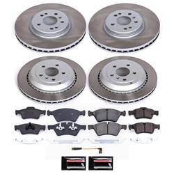 PowerStop Z17 Evolution Plus Semi-Coated Rotor Brake Kits for 2007-2009 R320, 2006-2012 R350, 2006-2007 R500 - SC6711